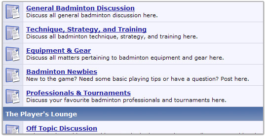 BadmintonForums.com
